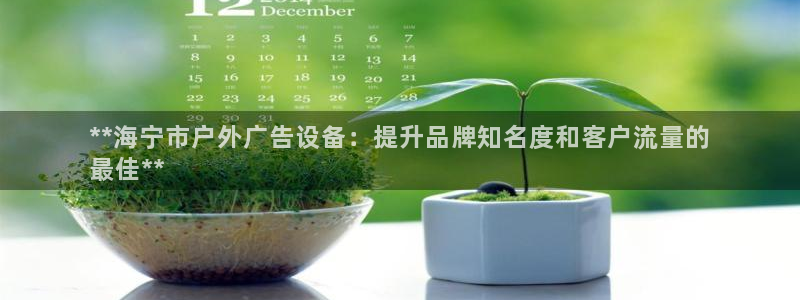 杏宇平台代理怎么赚钱的：**海宁市户外广告设备：提升品牌知名度和客户流量的
最佳**