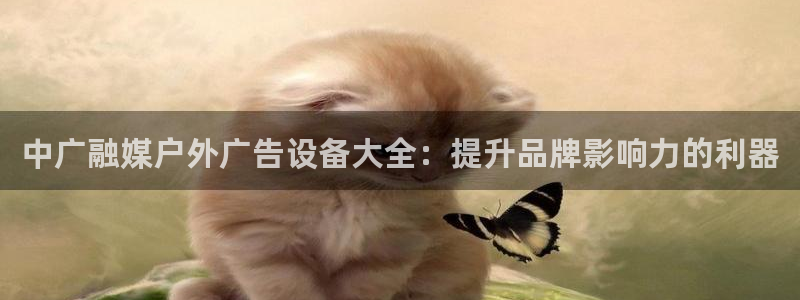 杏宇平台怎么样赚钱：中广融媒户外广告设备大全：提升品牌影响力的利器