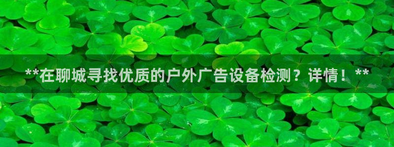 杏宇代理注册：**在聊城寻找优质的户外广告设备检测？详情！**