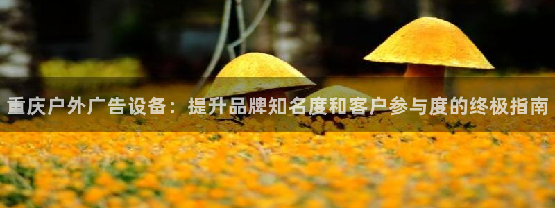 杏宇平台代理怎么赚钱：重庆户外广告设备：提升品牌知名度和客户参与度的终极指南