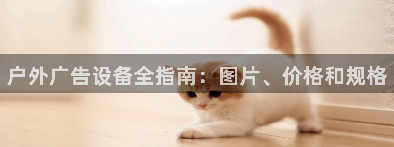 杏宇平台是什么：户外广告设备全指南：图片、价格和规格