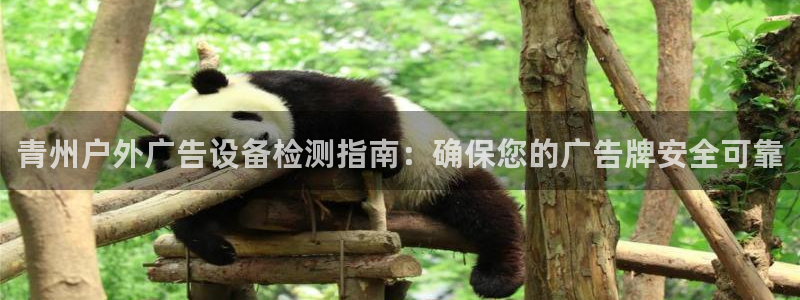 杏宇平台代理怎么样赚钱：青州户外广告设备检测指南：确保您的广告牌安全可靠