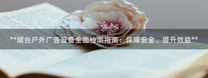 杏宇平台提现为什么这么久呢：**烟台户外广告设备全面检测指南：保障安全、提升效益**