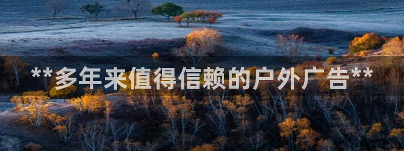 杏宇平台客服：**多年来值得信赖的户外广告**