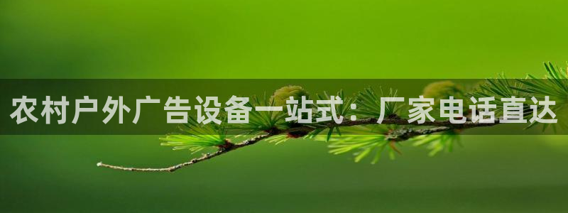 杏宇平台代理多少钱一个：农村户外广告设备一站式：厂家电话直达