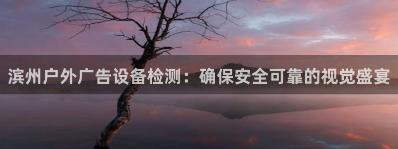 杏宇官方平台官网入口：滨州户外广告设备检测：确保安全可靠的视觉盛宴