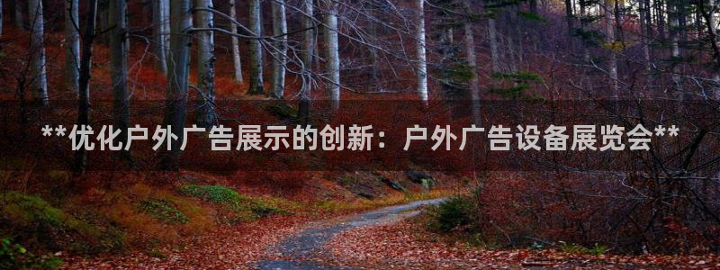 杏宇平台代理怎么样啊：**优化户外广告展示的创新：户外广告设备展览会**