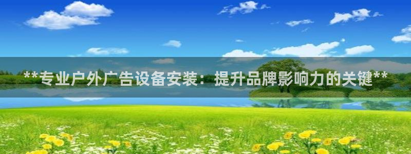 杏宇平台招商：**专业户外广告设备安装：提升品牌影响力的关键**