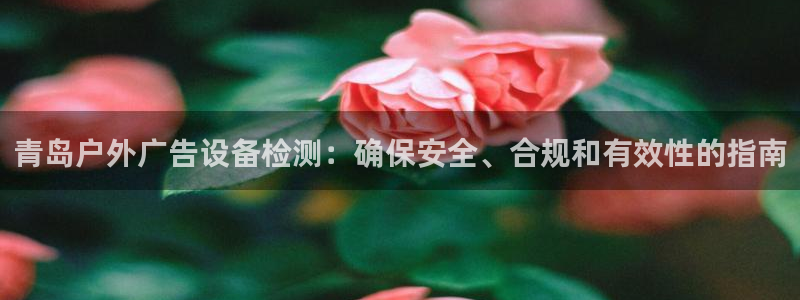 杏宇平台怎么样知乎：青岛户外广告设备检测：确保安全、合规和有效性的指南