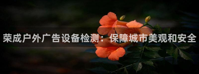 杏宇平台代理多少钱一个月：荣成户外广告设备检测：保障城市美观和安全