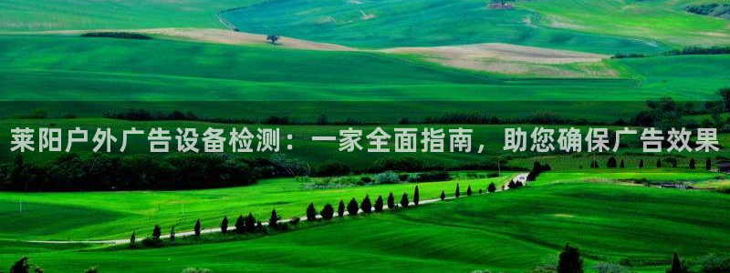 杏宇平台代理怎么样：莱阳户外广告设备检测：一家全面指南，助您确保广告效果