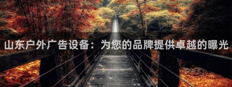 杏宇平台代理多少钱：山东户外广告设备：为