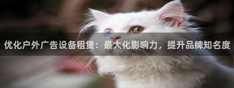 杏宇官方平台官网入口：优化户外广告设备租